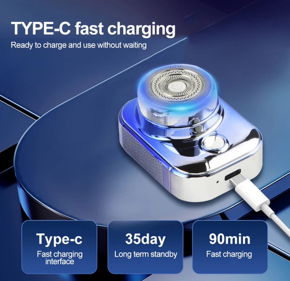 Kompakter Mini Rasierer