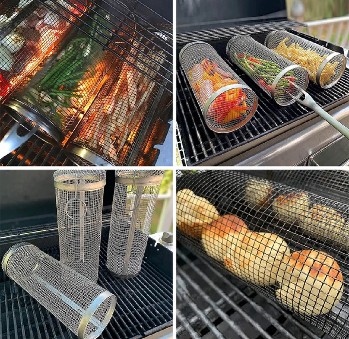 Edelstahl BBQ Grill-Korb