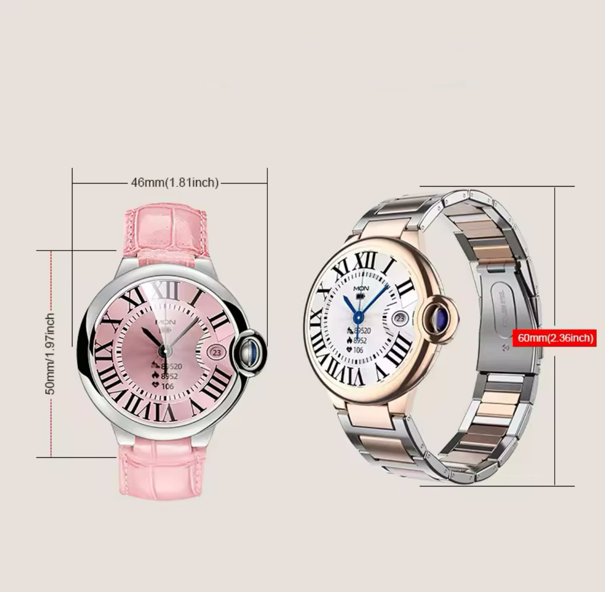 Elegante Multifunktions Smart Watch