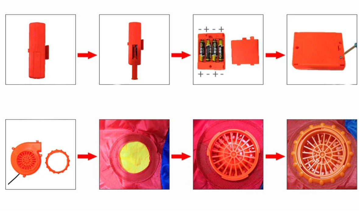 Aufblasbares Illusions Kostüm