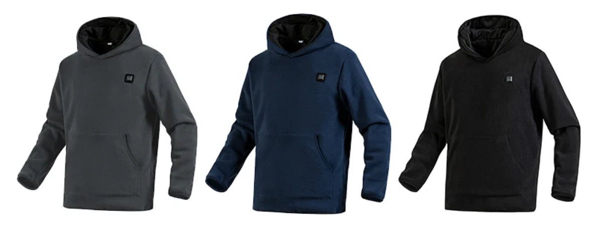 Beheizbarer Wärme Kaputzen Fleece