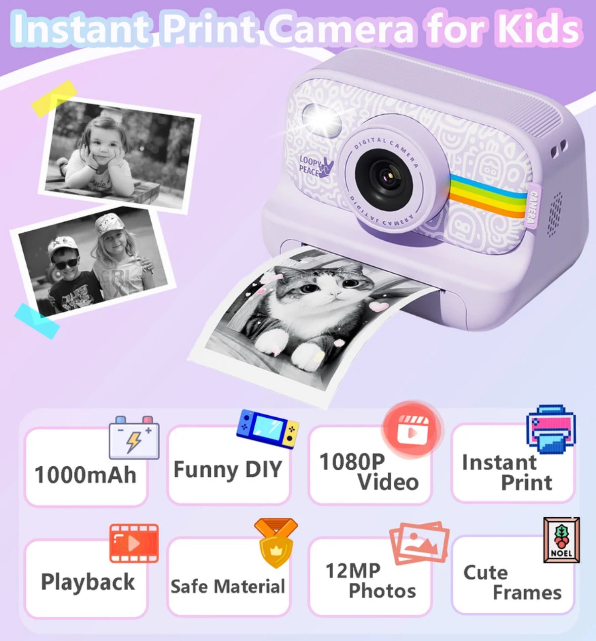 PictoPrint™ Sofort Drucker Kamera