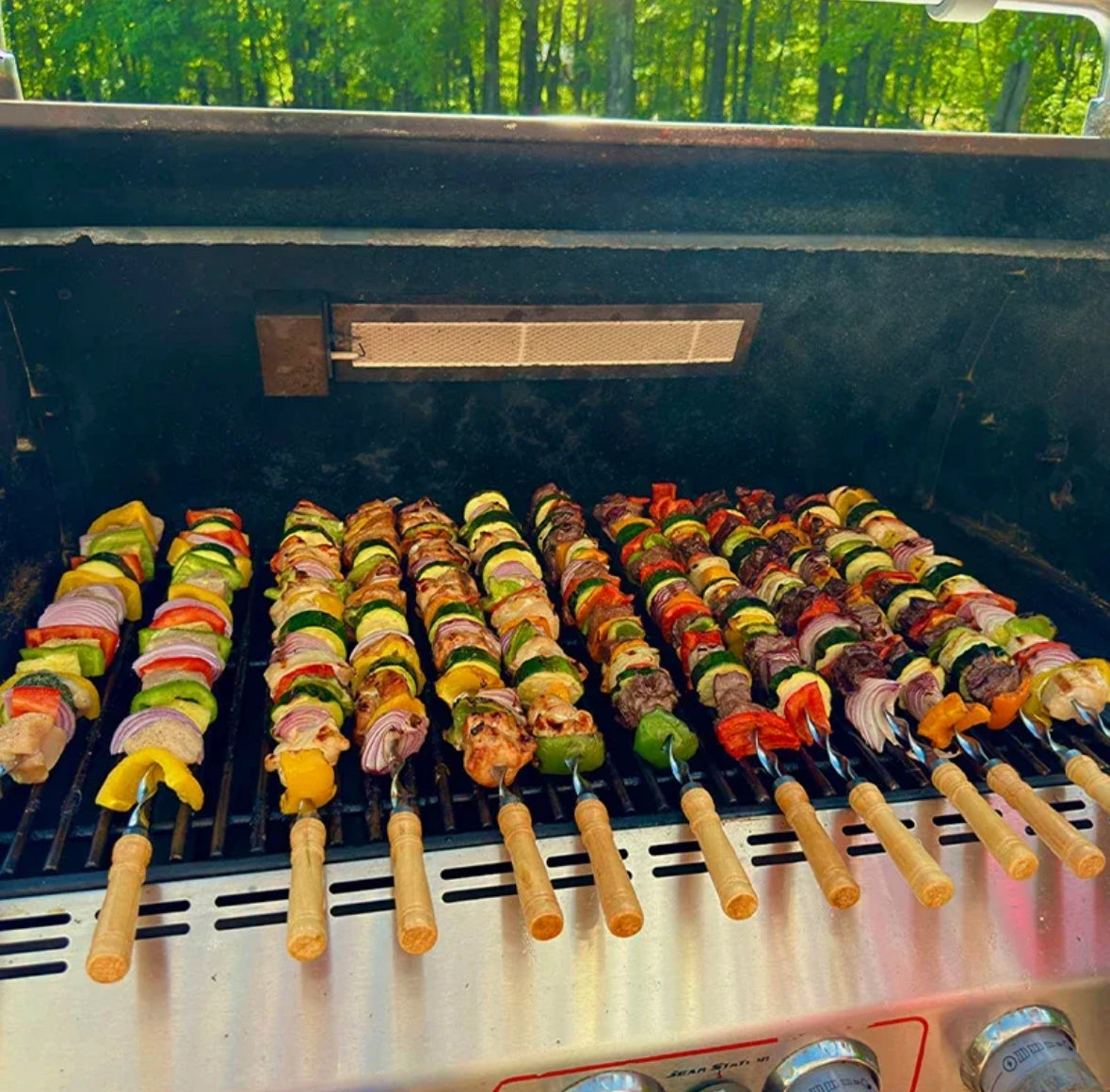 Premium Edelstahl BBQ Grill Spiesse