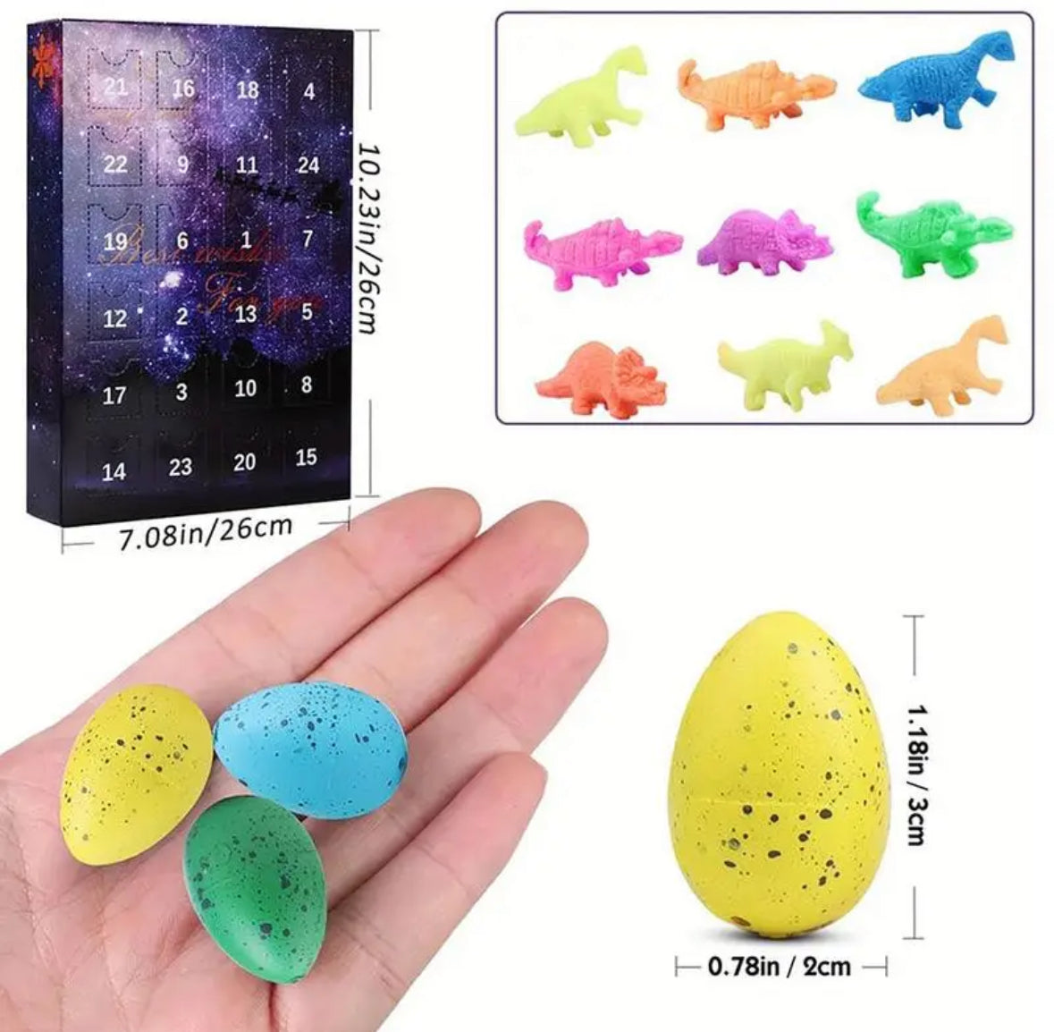 Dino Figuren Adventskalender