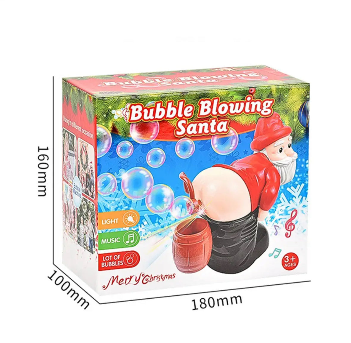 Furzender Seifenblasen Nikolaus