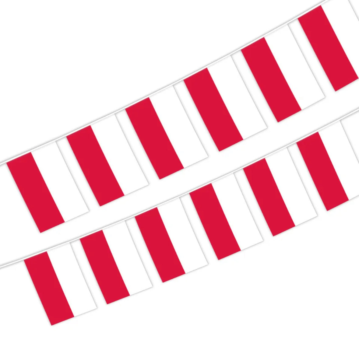 Flaggenkette für nationale Festtage