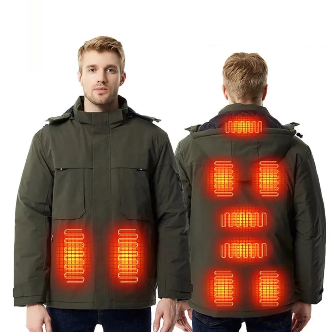 Beheizbare Wärme Winter Jacke