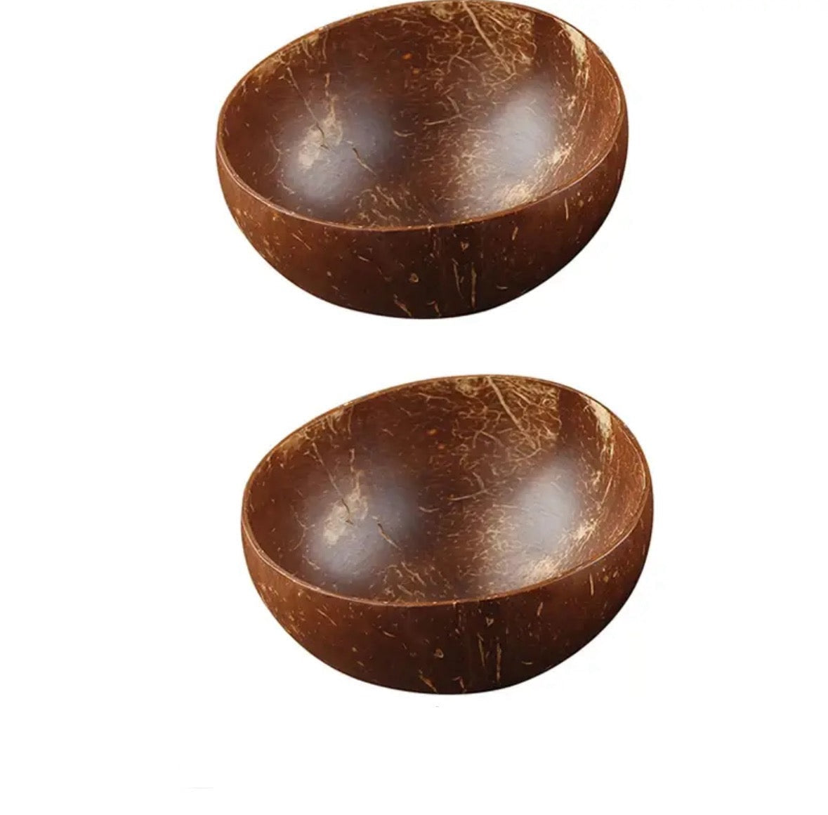 Kokos Schüssel mit Holz Löffel