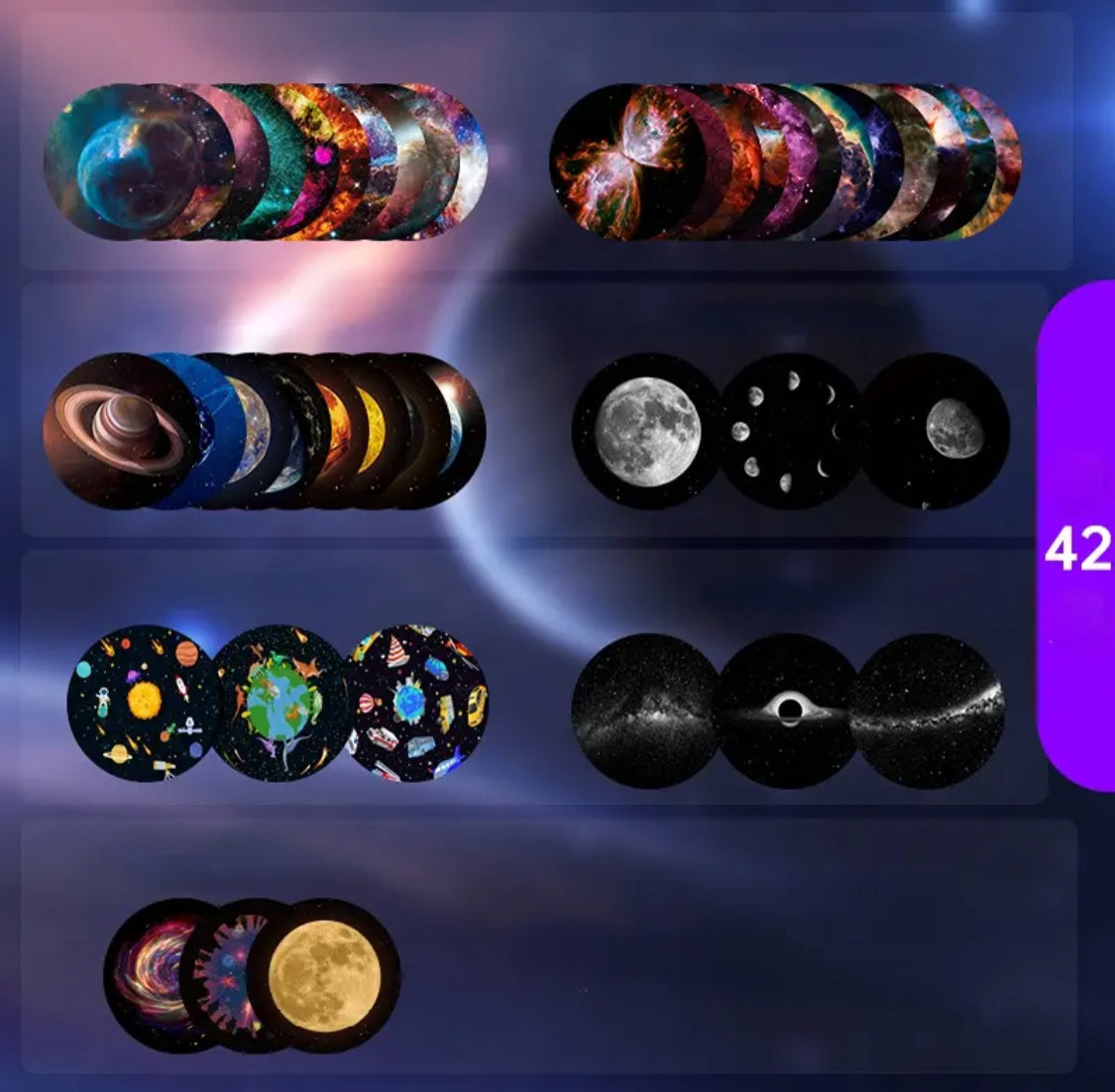 Premium Universums Projektor Disks