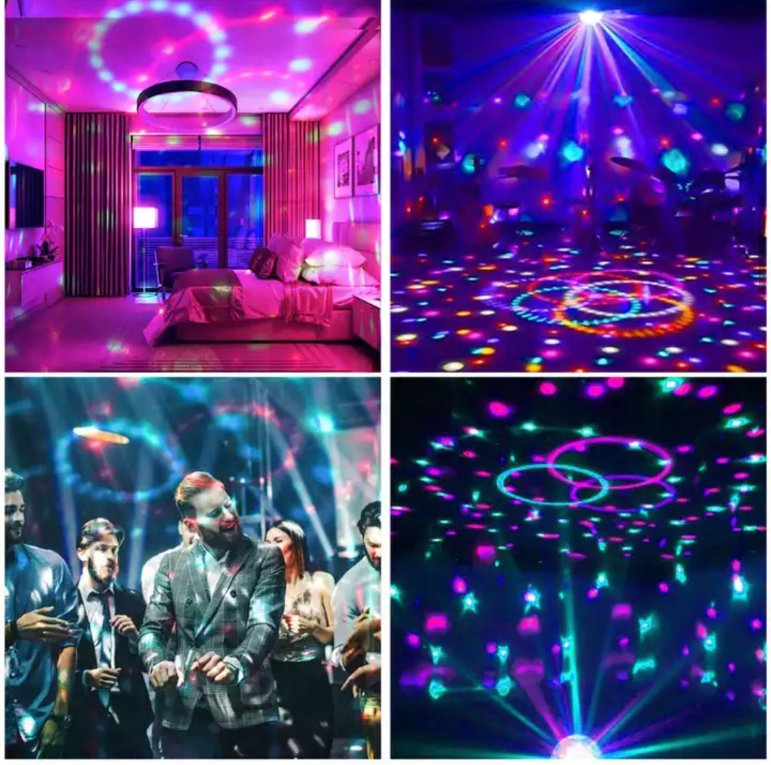 Bewegende LED Discokugel