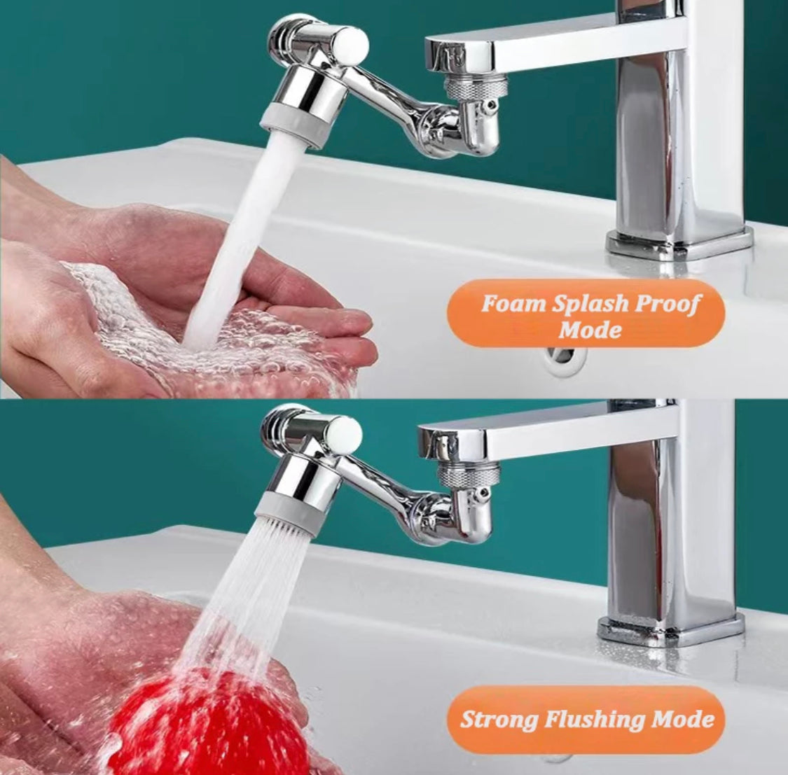 Flexibler Wasserhahn-Aufsatz