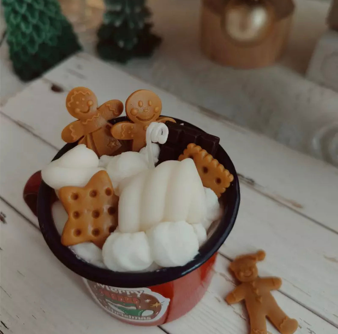 Tassen Weihnachts-Duftkerze