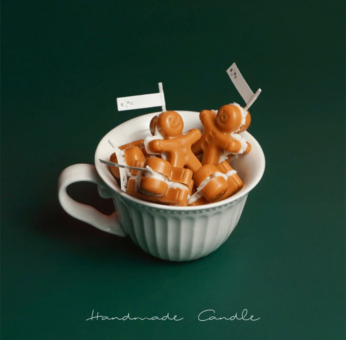 Lebkuchenmann Weihnachts-Duftkerze