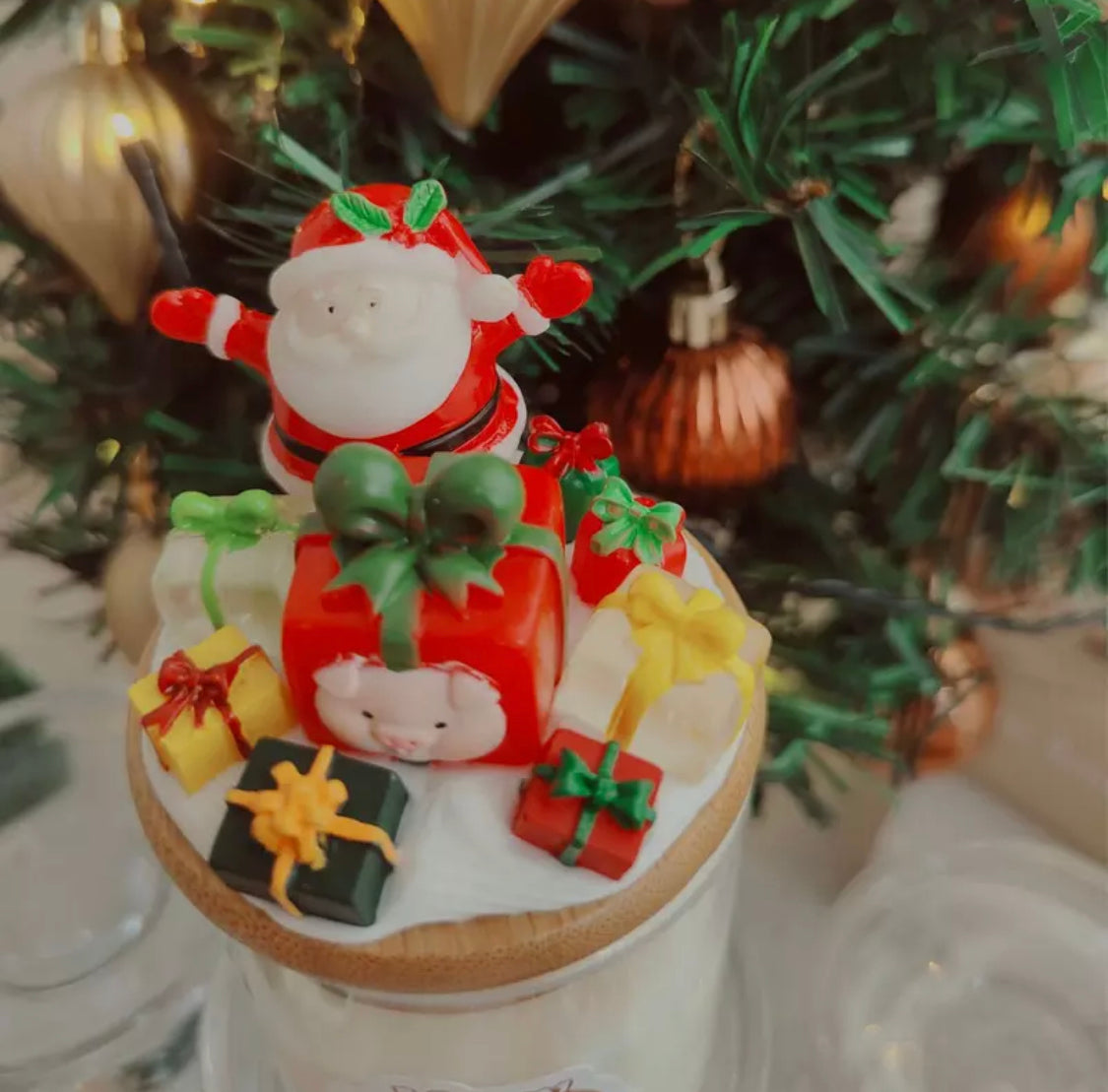 Schliessbare Weihnachts-Duftkerze