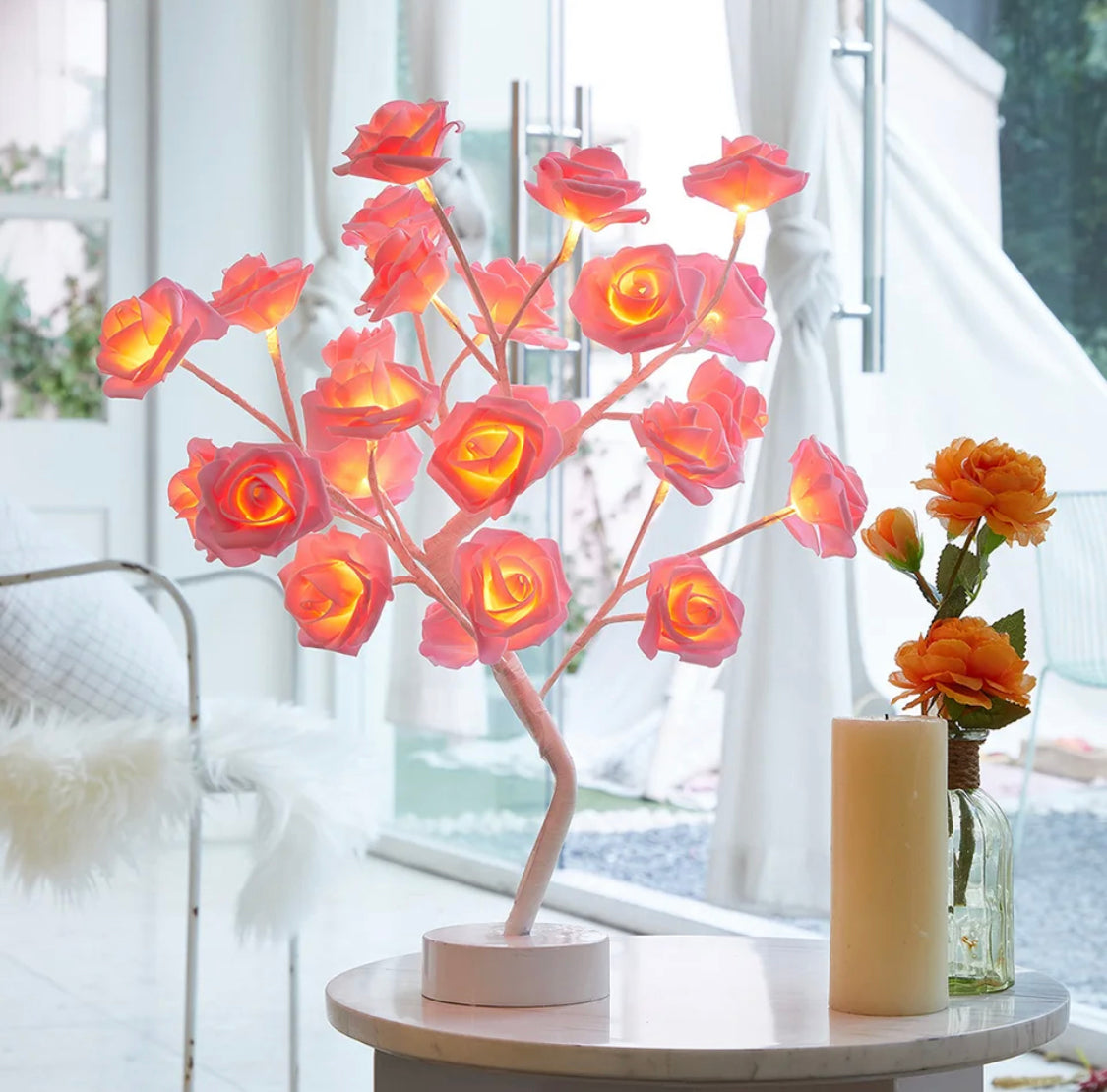Romantische Rosen Baum Lampe
