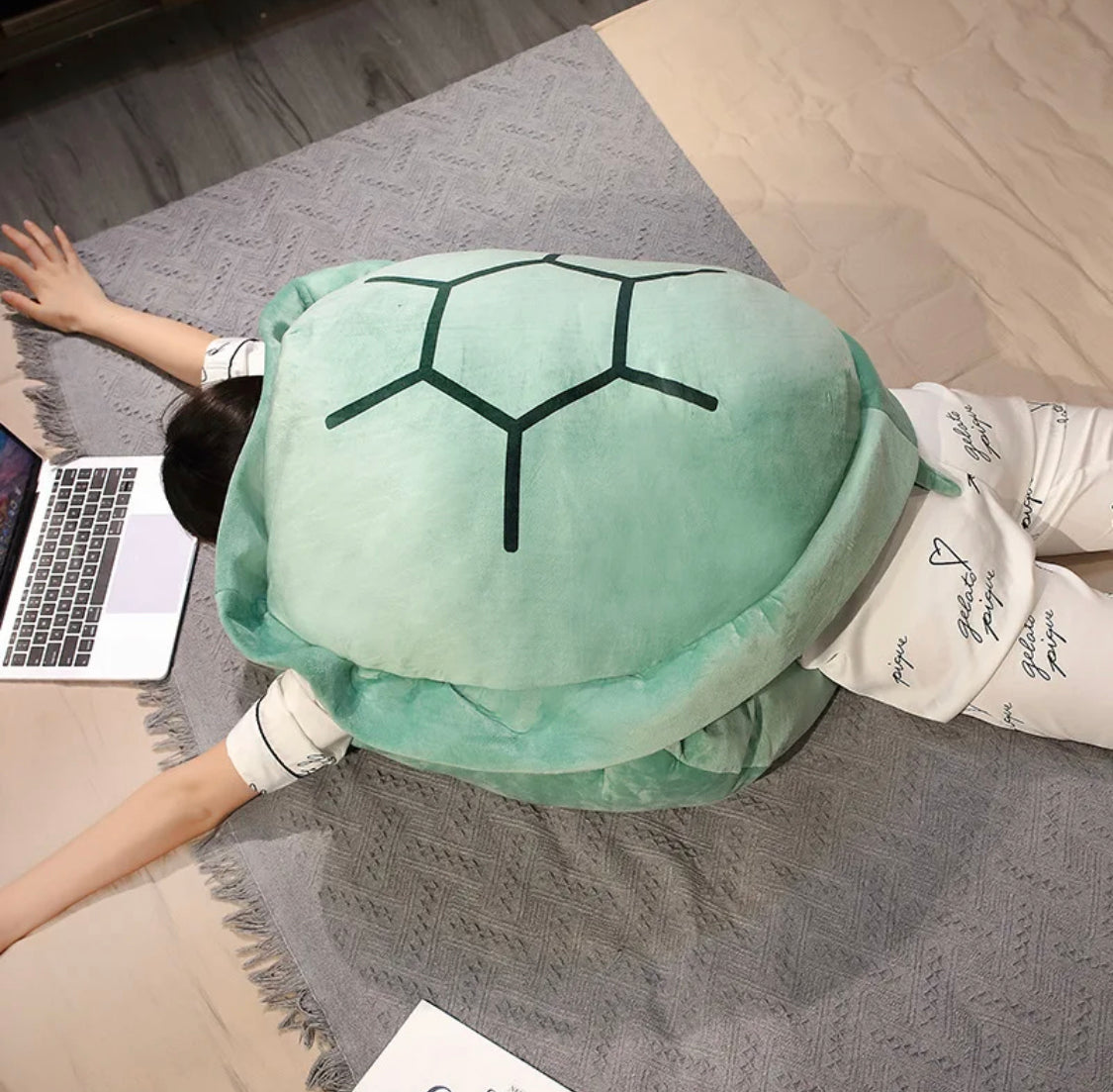 Kuschliger Schildkröten Panzer