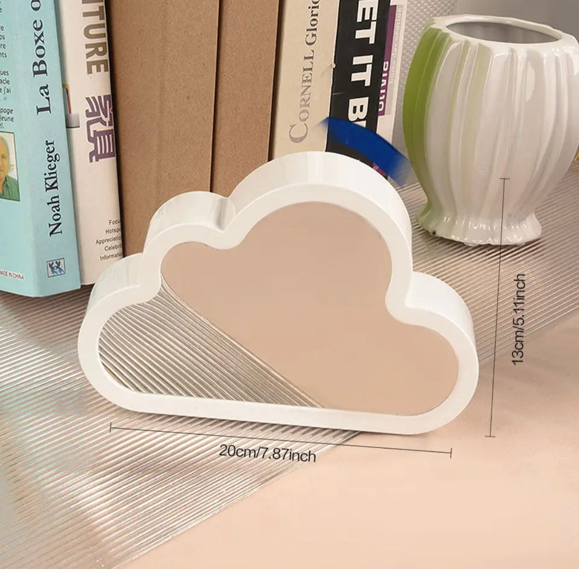 Bunte Wolken Spiegellampe